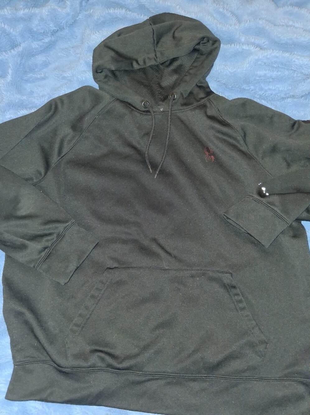 Men's Black Hoodie Sweatshirt - Comfortable Pullover